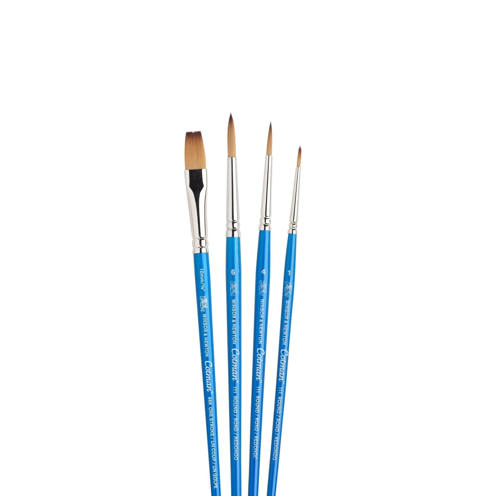 Foto 3 pulgar | Juego De Cepillos Winsor & Newton Cotman De Mango Corto (4 Cepillos) - Venta Internacional.