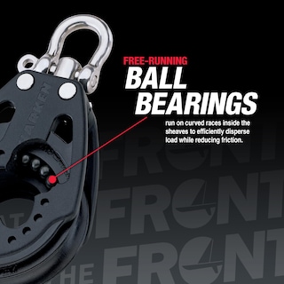 Foto 3 | Bloque Para Barcos Harken Premium Sailing De 40 Mm Carbono Individual Con Becket - Venta Internacional.