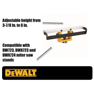 Foto 2 | Soporte Y Tope Para Sierra Ingletadora Dewalt Dw7029, Color Amarillo - Venta Internacional.