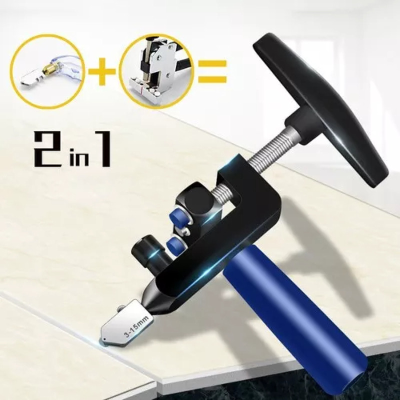 Foto 3 pulgar | Cortador De Herramientas Para Cortar Cerámica Y Vidrio De 3 A 15 Mm Con 3 Cuchillas - Venta Internacional.