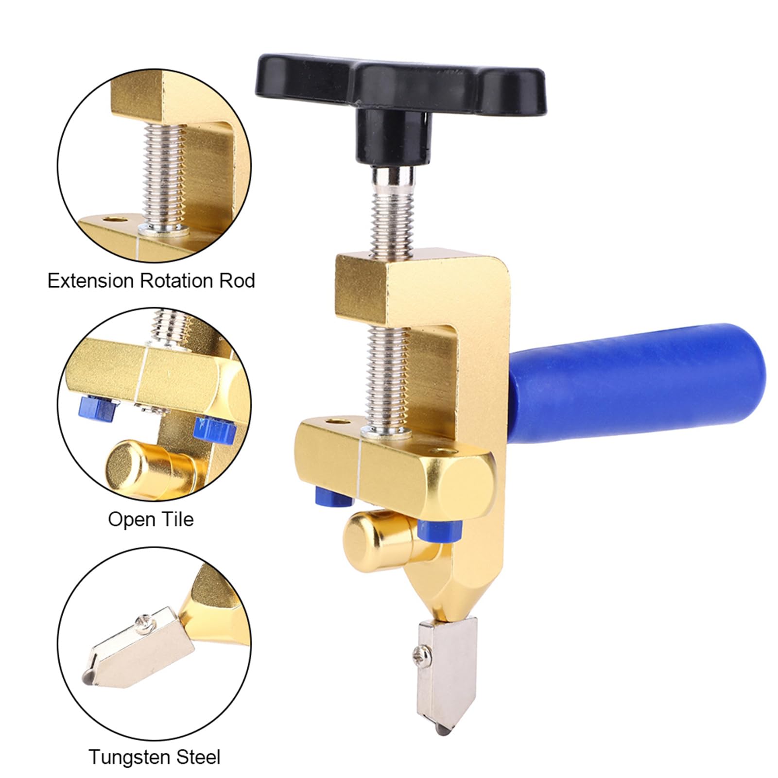 Foto 4 pulgar | Abridor De Azulejos Portátil Multifuncional Glass Cutter Yosoo - Venta Internacional.