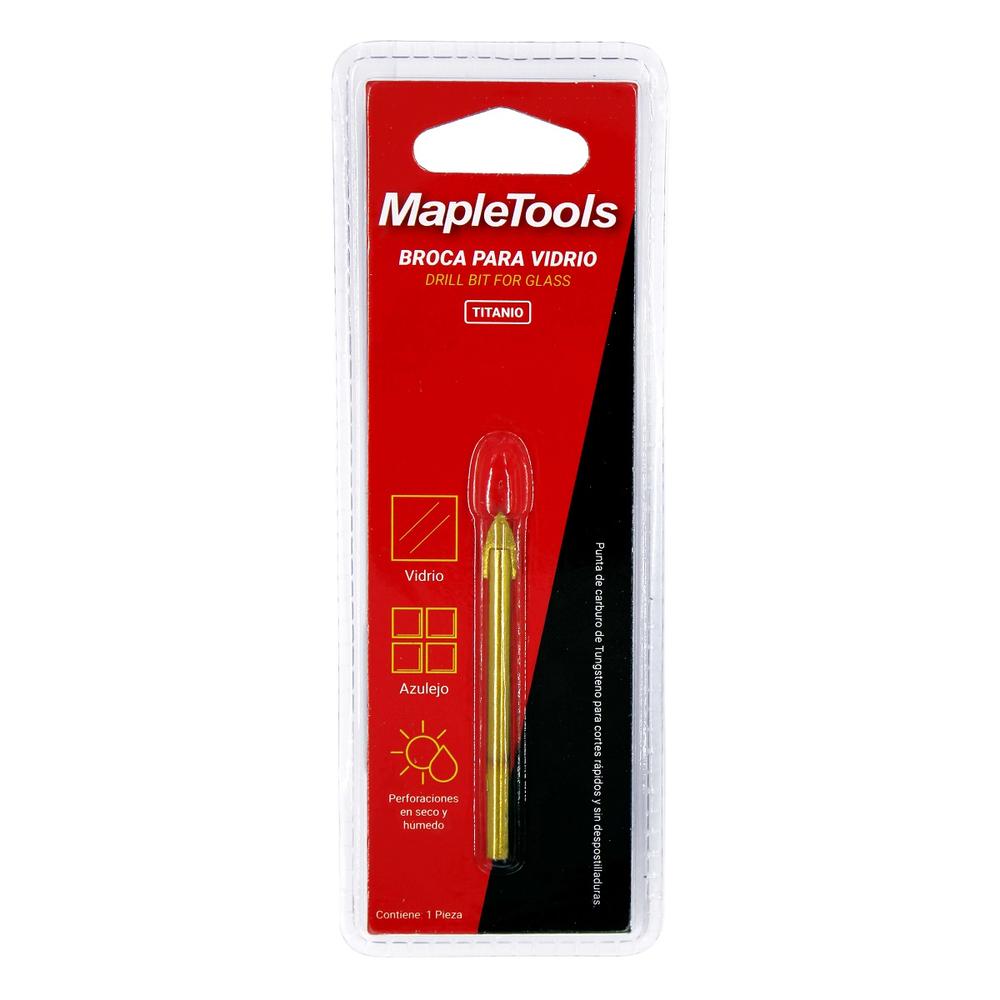 Foto 3 pulgar | Broca Cortadora de Vidrio/Azulejo Maple Tools 5/32 Pulgadas 10 Piezas