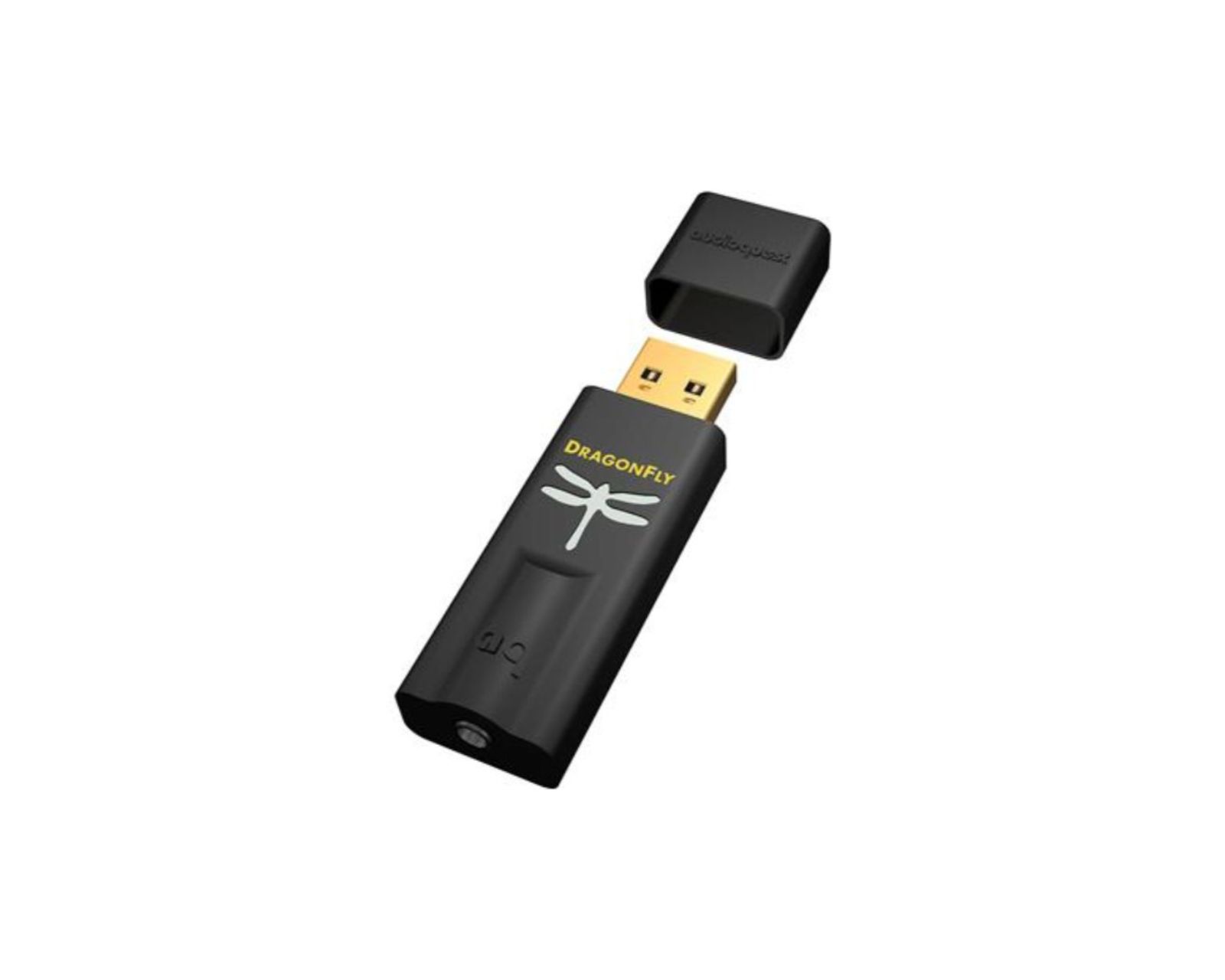 Convertidor de Audio Digital AudioQuest Dragon Fly Black color Negro Usb Dac