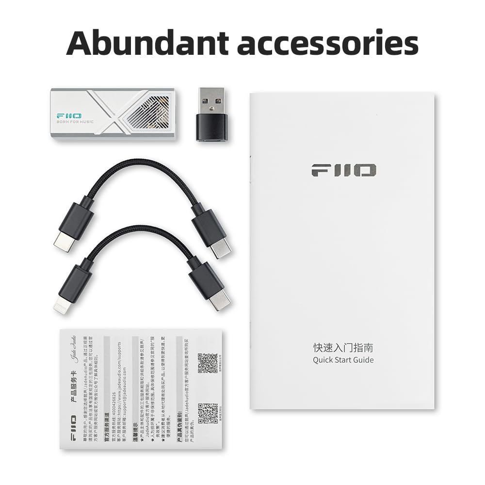 Foto 7 pulgar | Dongle Dac Portátil Fiio/jadeaudio Ka13 Usb-c Plateado - Venta Internacional.