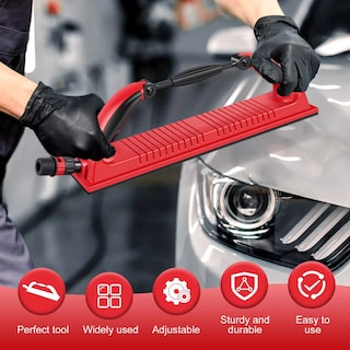 Foto 2 | Garlopa Lijas Velcro 10 Hojas Lijadora Con Aspirador Eo Safe Imports Esi-15008 Roja