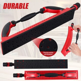 Foto 3 | Garlopa Lijas Velcro 10 Hojas Lijadora Con Aspirador Eo Safe Imports Esi-15008 Roja