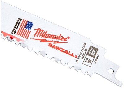 Foto 3 | Sawzall Blade Milwaukee The Ax, 12 Pulgadas, 5/8 Tpi, Paquete De 5 - Venta Internacional.
