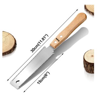Foto 2 | 2pz Serrucho Japonés Para Corte Madera 30 Cm Belug Café Con Plata