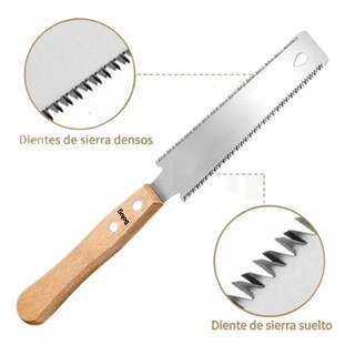 Foto 4 | 2pz Serrucho Japonés Para Corte Madera 30 Cm Belug Café Con Plata