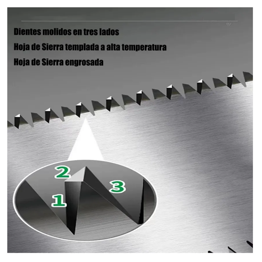 Foto 6 pulgar | 2pz Serrucho Japonés Para Corte Madera 30 Cm Belug  Café Con Plata
