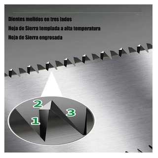 Foto 5 | 2pz Serrucho Japonés Para Corte Madera 30 Cm Belug Café Con Plata