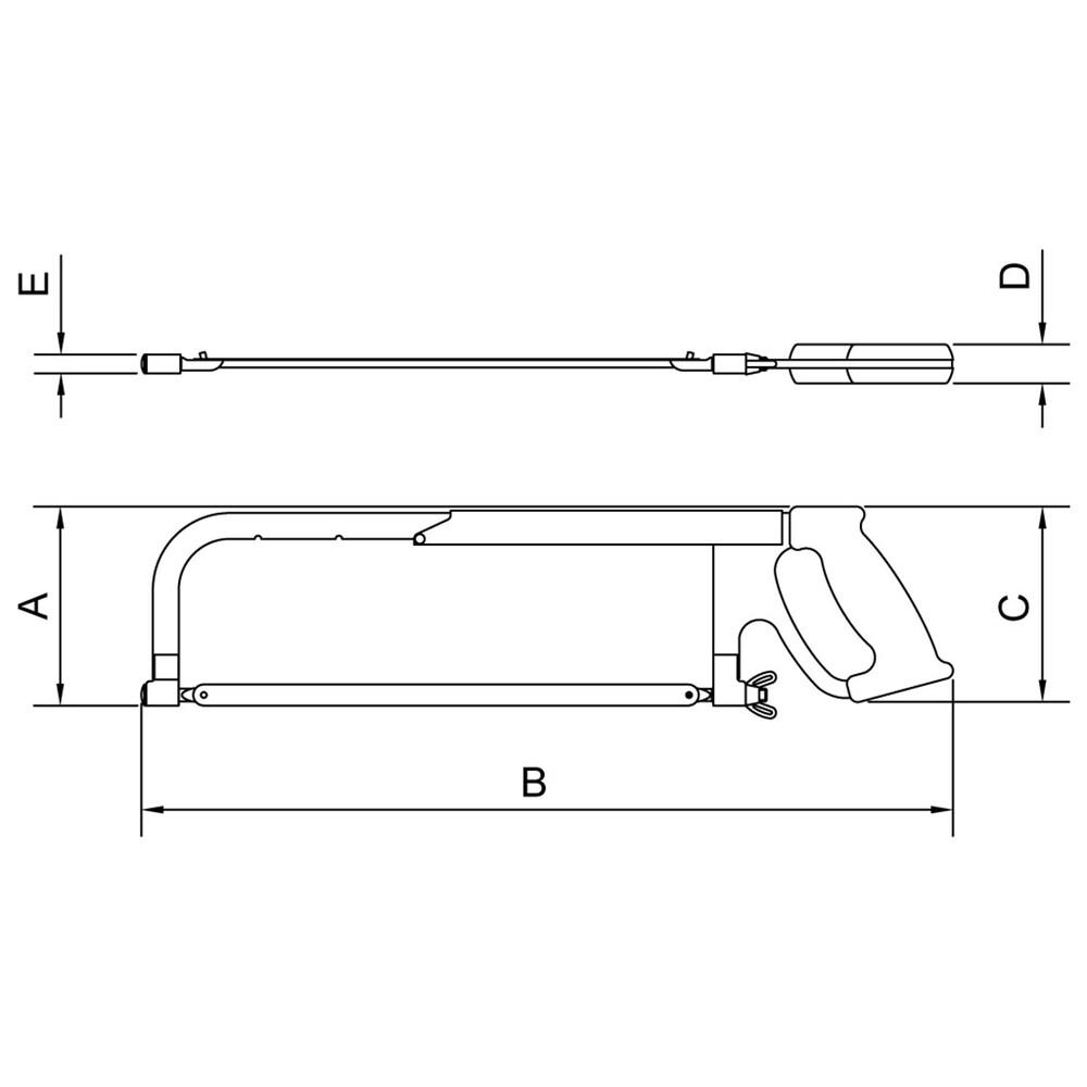 Foto 3 pulgar | Arco de Segueta Ajustable 12'' Tramontina Pro