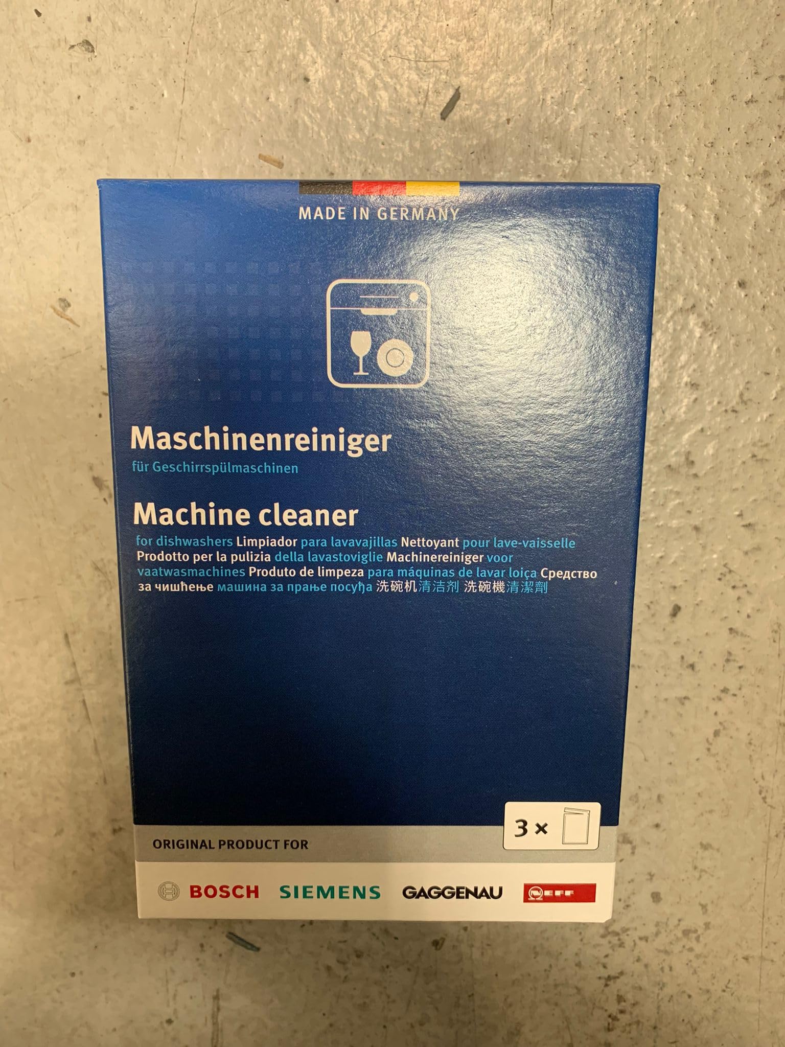 Limpiador De Lavavajillas Bosch 00312193 (paquete De 3) - Venta Internacional.