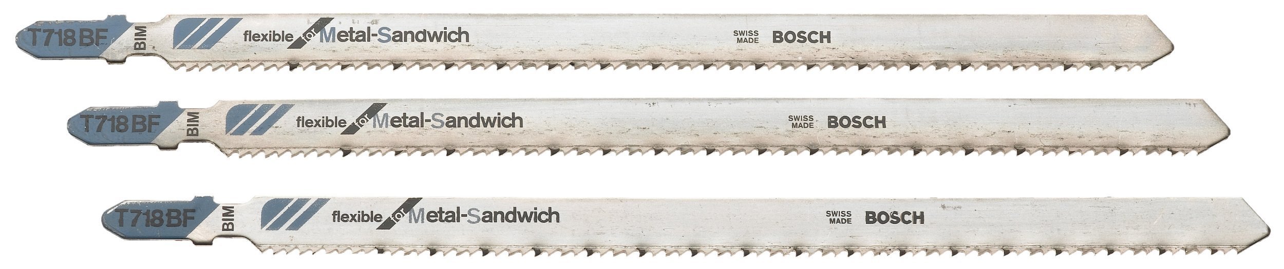 Hojas De Sierra Caladora Bosch T718bf3, 14 Tpi, 18 Cm, Para Sándwich, Vástago En T - Venta Internacional.