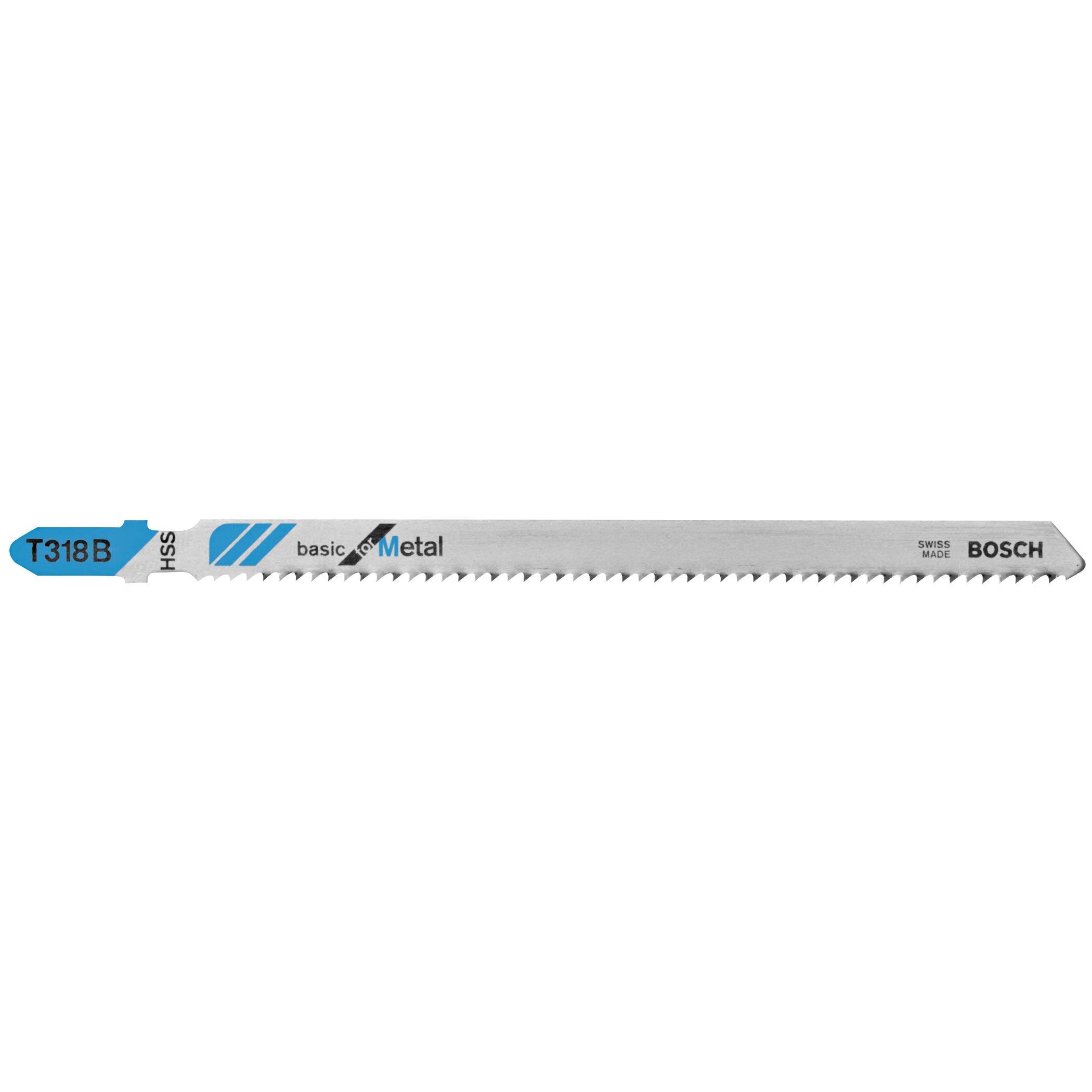 Foto 1 | Hojas De Sierra Caladora Bosch T318b 14 Tpi 133 Mm Para Metal, 5 Unidades - Venta Internacional.