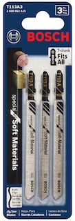 Foto 2 | Hojas De Sierra Caladora Bosch T113a3, Paquete De 3 Unidades De 10 Cm, Ideales Para Materiales Blandos - Venta Inte