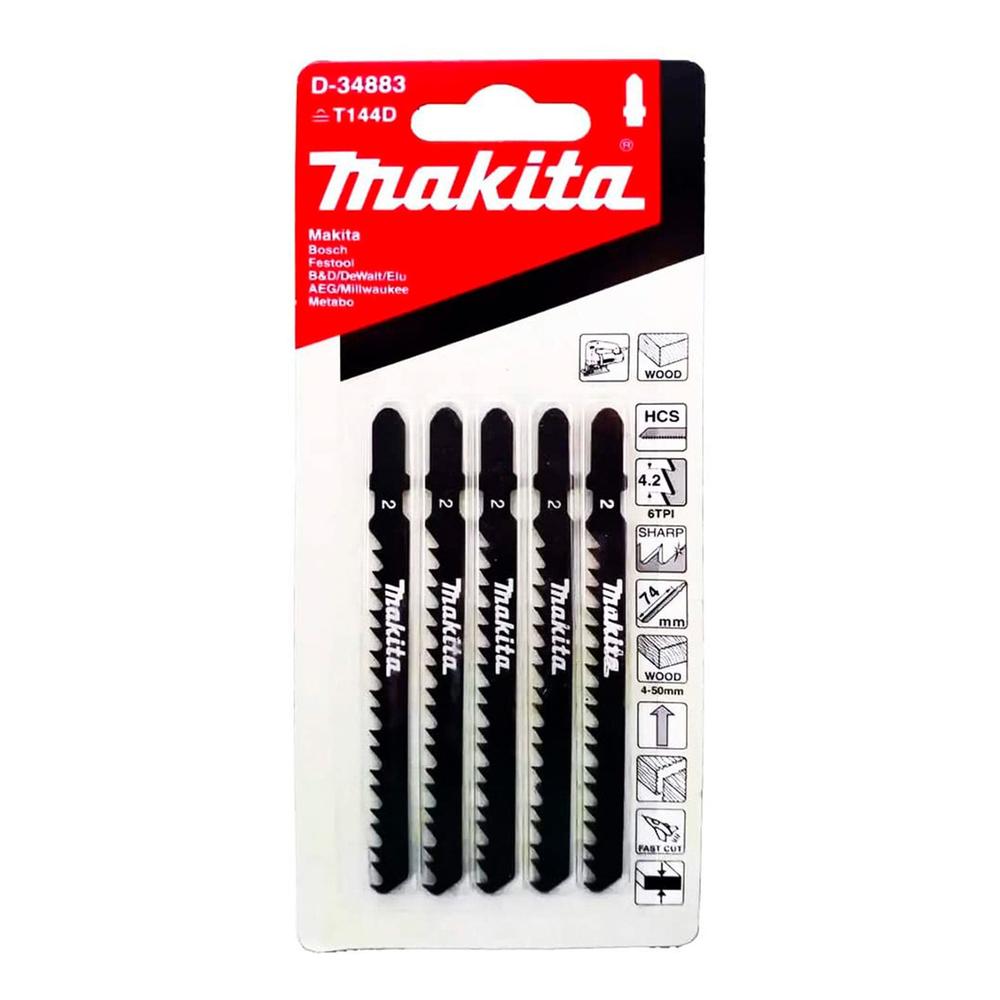 Foto 1 | Seguetas Para Madera Tipo T Makita D-34883