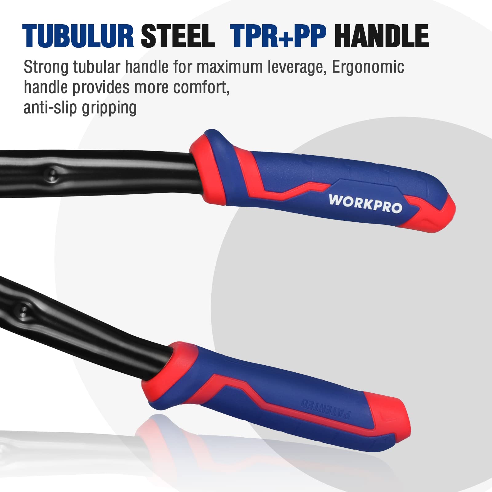 Foto 6 pulgar | Cortador De Pernos Workpro Con Hoja De Acero Cromado Y Molibdeno De 18 Pulgadas - Venta Internacional.