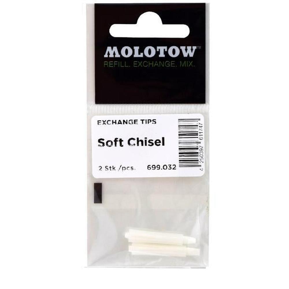 Foto 2 pulgar | Puntas Cincel Suave Intercambiables 2 mm Serie 200 Molotow