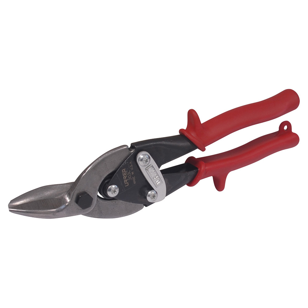 Tijera Con Mango Rubber Grip Para Hojalatero Tipo Aviación Izquierda, 10'' Urrea