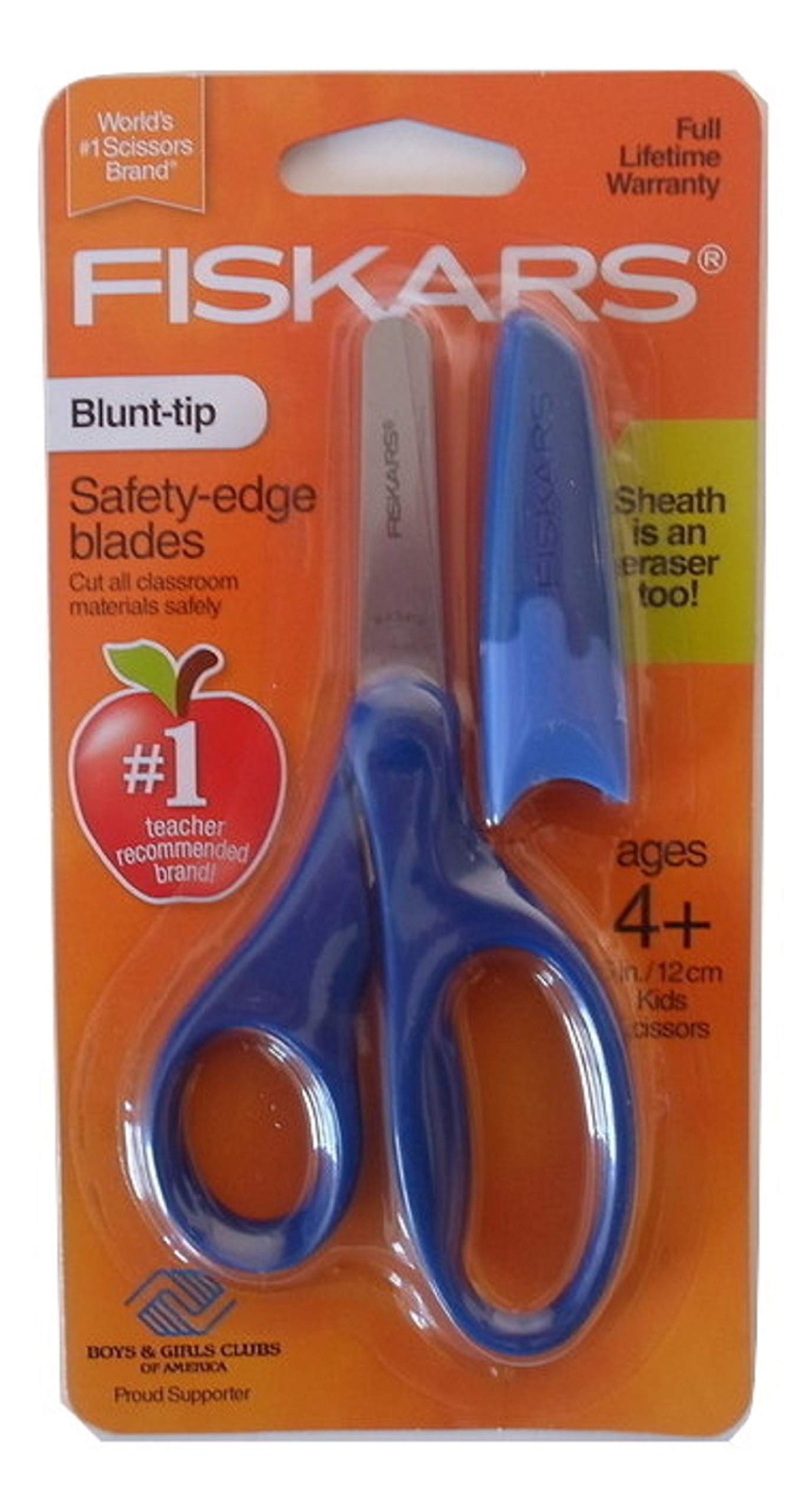Foto 3 pulgar | Tijeras Fiskars Safety Edge Con Punta Puntiaguda Para Niños De 12,7 Cm, Color Azul - Venta Internacional.