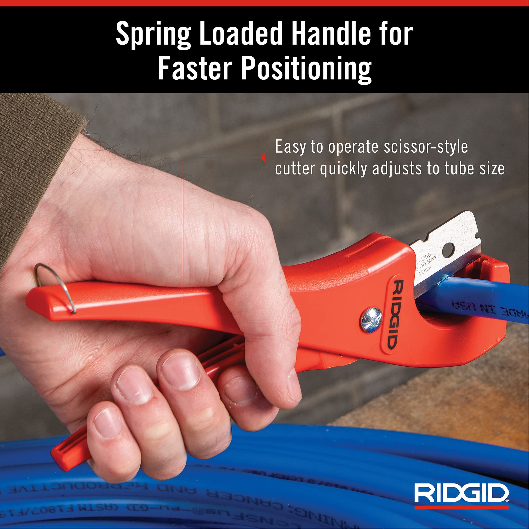 Foto 5 pulgar | Cortador De Tubos Y Tuberías Ridgid Pc-1250 Para Plástico De 3-42 Mm - Venta Internacional.