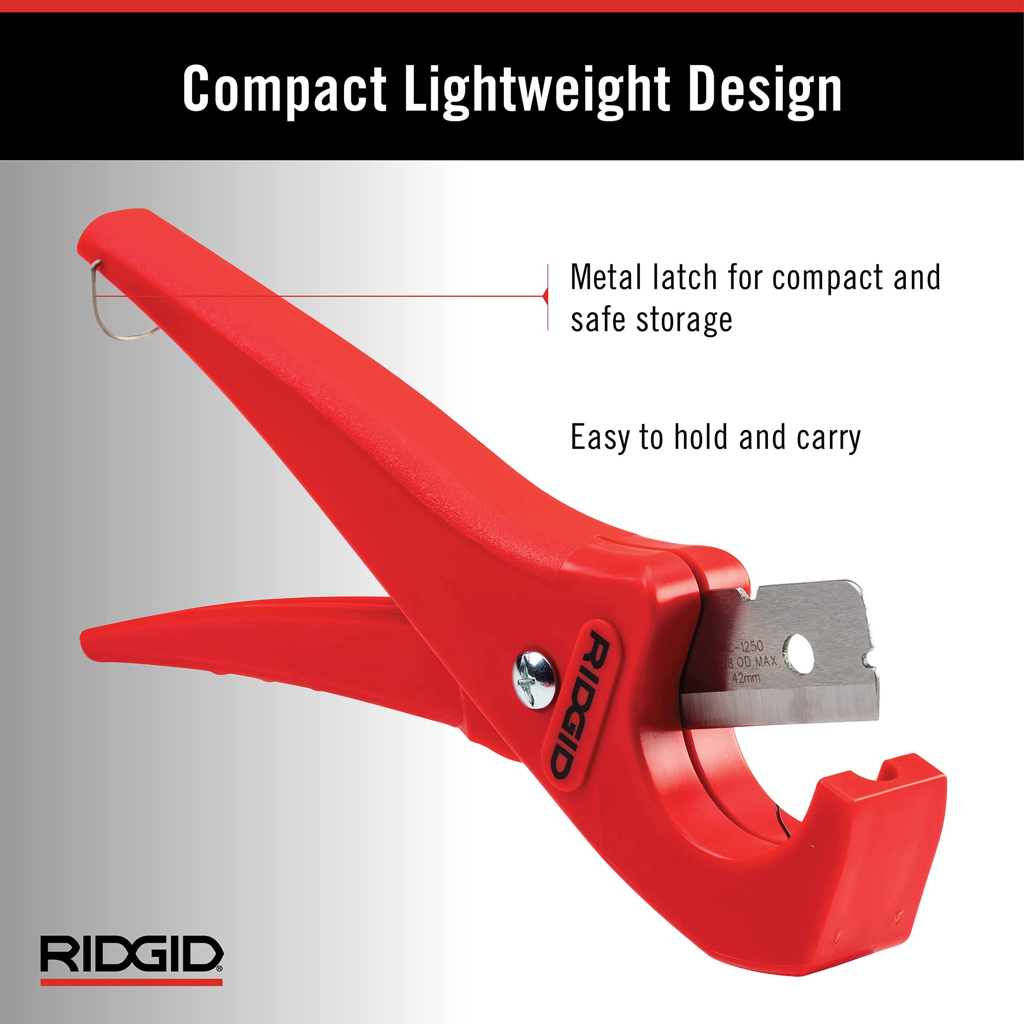 Foto 7 pulgar | Cortador De Tubos Y Tuberías Ridgid Pc-1250 Para Plástico De 3-42 Mm - Venta Internacional.