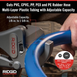 Foto 3 | Cortador De Tubos Y Tuberías Ridgid Rc-1625, Aluminio, Acción Con Trinquete - Venta Internacional.