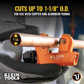 Foto 2 | Cortadora De Tubos Klein Tools 50047 De 1-1/8 Pulgadas De Diámetro Exterior Para Aluminio Y Cobre - Venta Internacional