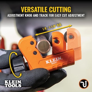 Foto 4 | Cortadora De Tubos Klein Tools 50047 De 1-1/8 Pulgadas De Diámetro Exterior Para Aluminio Y Cobre - Venta Internacional