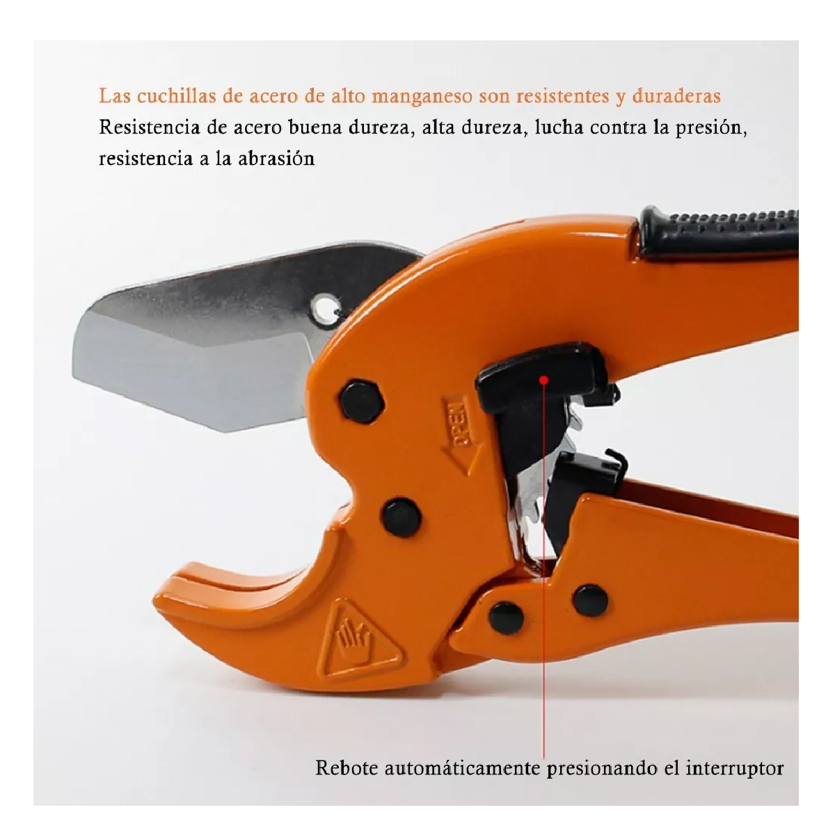 Foto 5 pulgar | Cortador De Tubo De Pvc, Belug Hasta 42mm Naranja