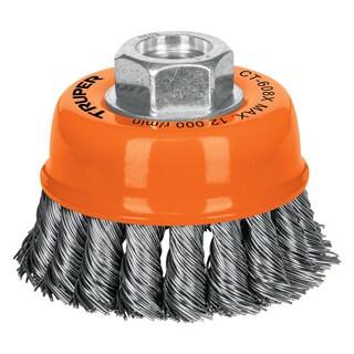 Foto 1 | Carda Copa Trenzado Grueso 3p X 5/8 Truper 17529 color Anaranjado