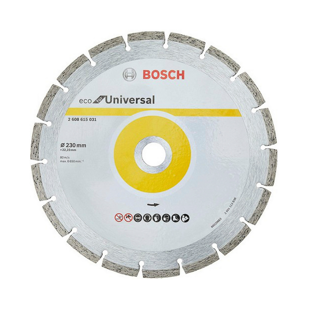 Disco Diamante Bosch 9”x7/8” Segmentado Usos Generales (eco For Universal)