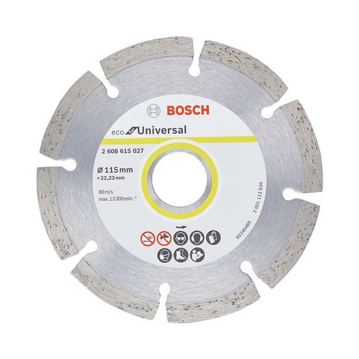 Disco Diamante Bosch 4.1/2”x7/8” Segmentado Usos Generales (eco For Universal)
