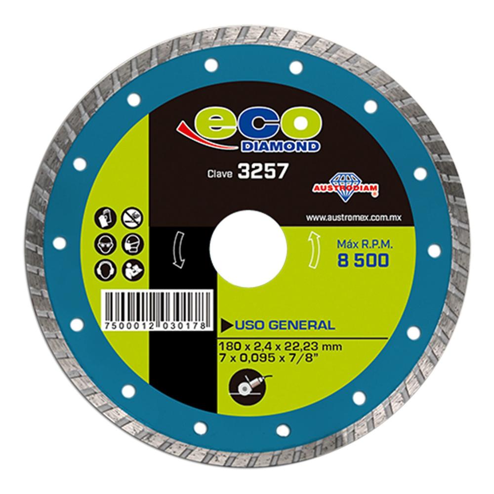 Foto 1 | Disco de Diamante Turbo 7'' Austromex