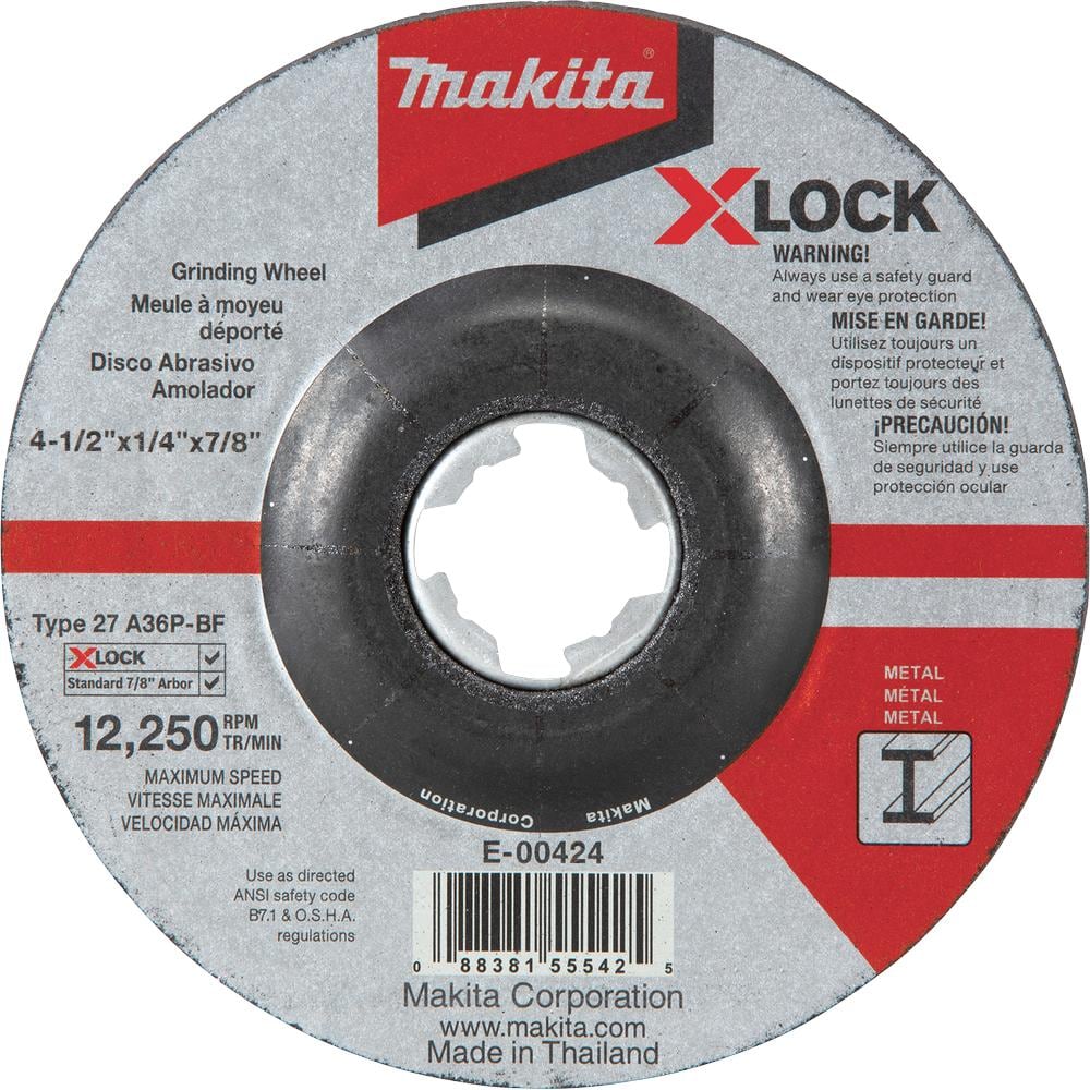 Makita Disco P/desbaste E-00424 X-lock $174