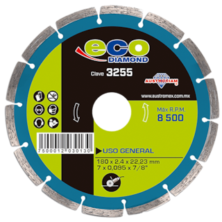 Foto 2 | Disco de Diamante Turbo para Uso General Eco Austromex 3254