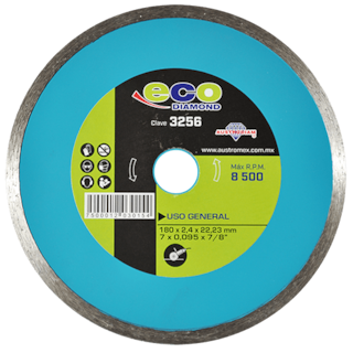 Foto 1 | Disco de Diamante Rin Continuo para Uso General Eco Austromex 3256
