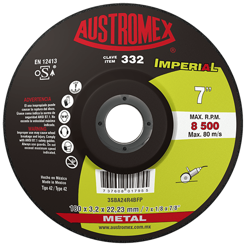 Disco Para Corte De Metal  Imperial G-24 Austromex 332