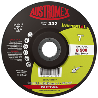 Foto 1 | Disco Para Corte De Metal Imperial G-24 Austromex 332