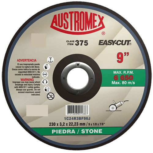 Disco De Corte Para Piedra Easy-cut G-24 Austromex 375