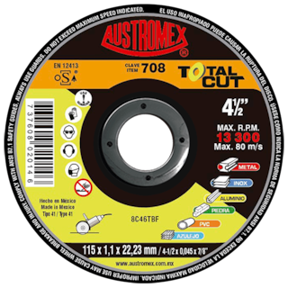 Foto 1 | Disco de Corte Multipropósito Total Cut G-46 Austromex 708