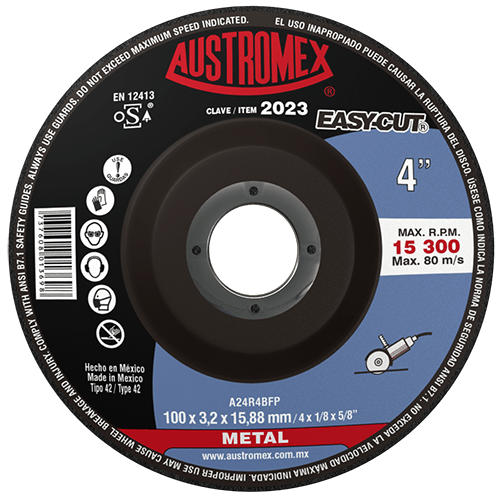 Disco de Corte para Metal Easy-cut G-24 Austromex 2023