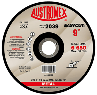 Foto 1 | Disco de Corte para Metal Ferroso Easy-Cut G-46 Austromex 2039