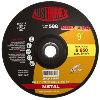 Foto 1 | Disco de Desbaste para Metal Kreator G-24 Austromex 588