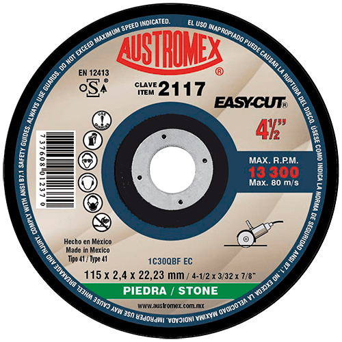 Disco de Corte para Piedra Easy-Cut G-30 Austromex 2117