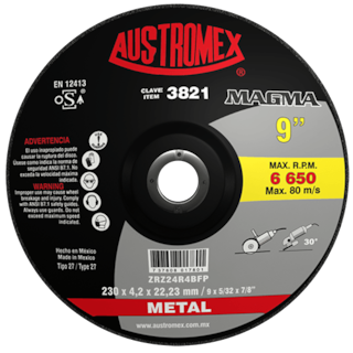 Foto 1 | Disco de Corte y Desbaste para Metal Magma G-24 Austromex 3821