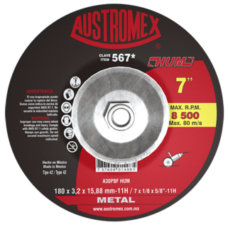 Foto 1 | Disco de Corte para Metal Hum G-24 Austromex 567a