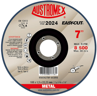 Foto 1 | Disco de Corte para Metal Ferroso Easy-Cut G-46 Austromex 2024