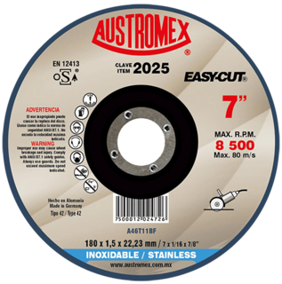 Foto 2 | Disco de Corte para Metal Ferroso Easy-Cut G-46 Austromex 2024
